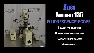 Zeiss Axiovert 135 inverted fluorescence microscope (4768K SCOPE)