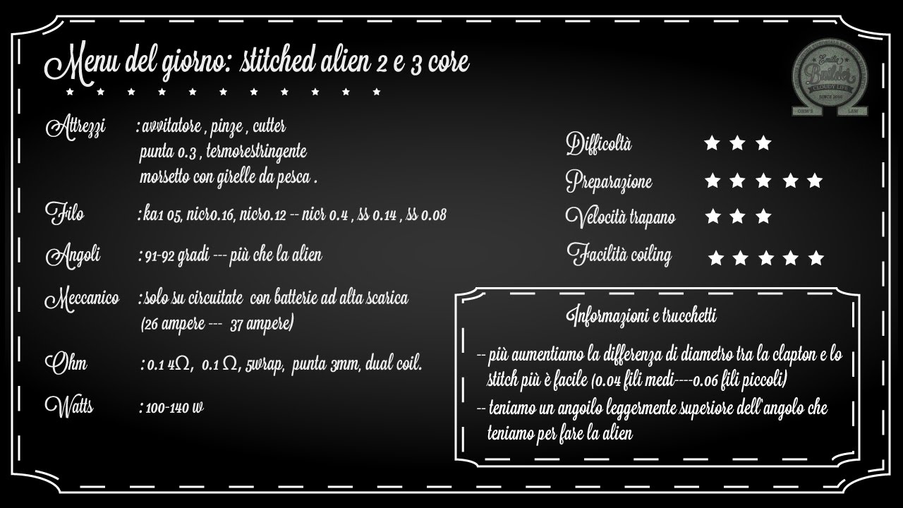 Stitched alien coil, emiliabuilder build cloud chasing, perfetta per goon ita