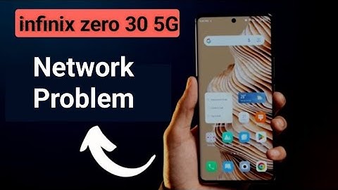 infinix zero 30 mein network problem kaise theek Karen, how to solve network problem in infinix zero