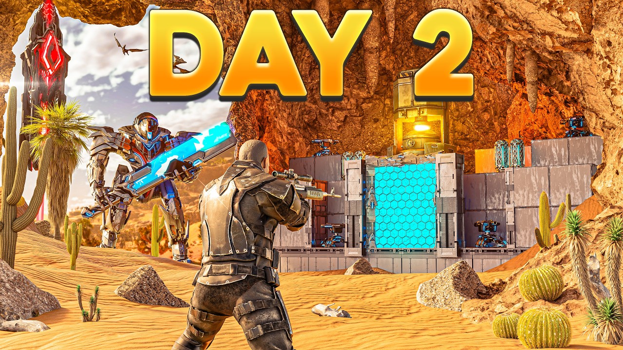Attacking The NEW Strongest Desert Cave in ARK: Survival Evolved