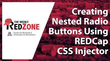 REDZone - Creating Nested Radio Buttons Using REDCap CSS Injector
