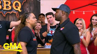 2 Chicago pitmasters face off in the 'GMA' United States of BBQ competition l GMA