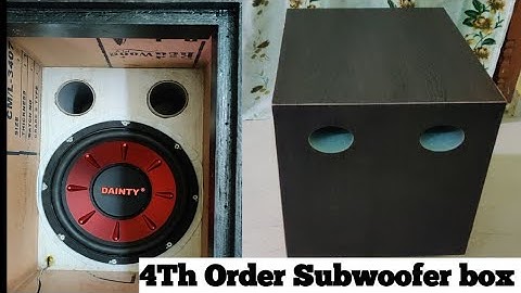 4Th ORDER SUBWOOFER BOX MAKING IN TAMIL