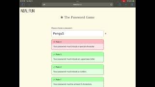 How far can I go in the password game (Neal.fun) screenshot 4