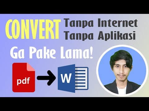 Video: Bagaimanakah cara menukar XPS kepada Word atau PDF?