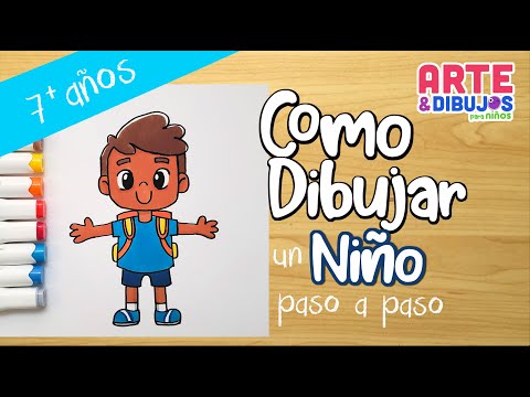 como dibujar un niño facil | Arte y dibujos para niños - thptnganamst.edu.vn