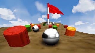 CRAZY GOLF PINBALL COURSE! (Golf It)
