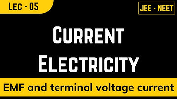 emf and terminal voltage current electricity jee,neet lec 05 physics by sohamsir aaradhya