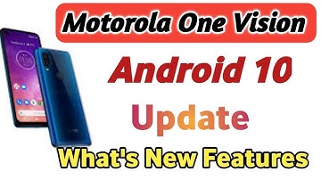 How to update Motorola One Vision Android 10 Update || January security patch