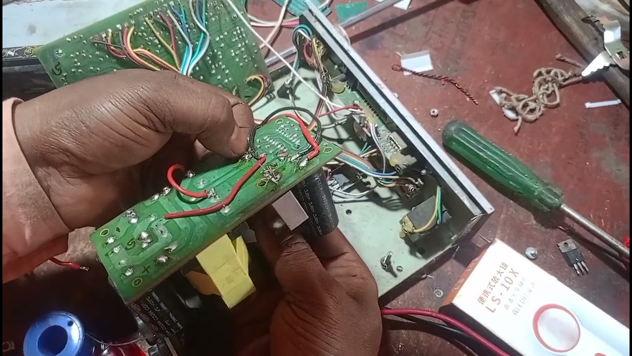 Dc Amplifier  reparing mofate 3055 note sound output || by 