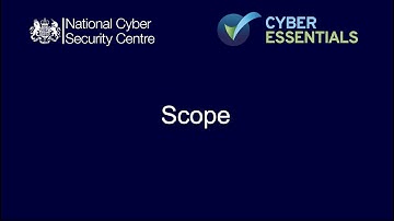 Cyber Essentials - Scope