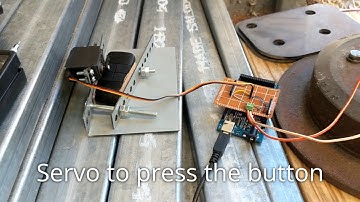 Testing a Garage Roller Door Motor/Remote with an Arduino and Servo