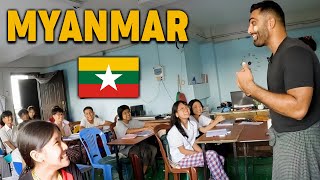 School In Myanmar Invites Me To Speak | Yangon