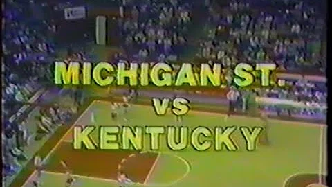 Kentucky Wildcats v. Michigan State Spartans, Mideast Regional Final, March 18, 1978