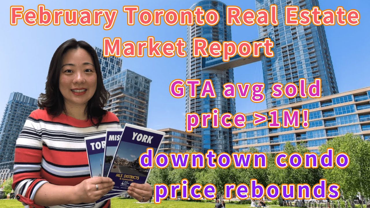 GTA average sold price exceeds 1M, downtown condo price increased 8% -- Toronto Real Estate February