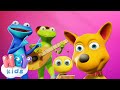 Žabe 🐸 Krok Krok Diri Diri Dam - Pesme za bebe | HeyKids