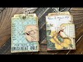 Craft with me  tim holtz file cards book  super cute and super fun