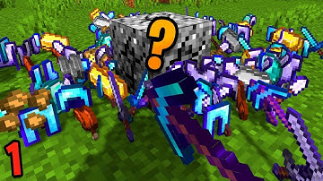 Minecraft But All Loot Drops Are Random #1