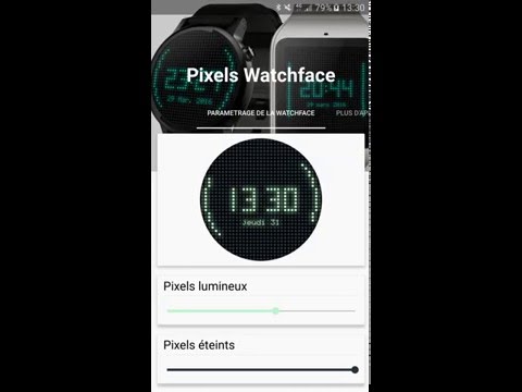 Pixels Watch Face