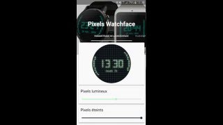 Pixels Watchface for Android Wear screenshot 2