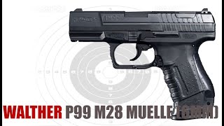 Walther P99 Pistola 6MM Muelle Oficial y dos cargadores - Armas de Colección