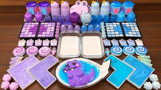 Download Lagu Slime Mixing Random Items: Purple vs Blue Glossy ASMR Chill MP3