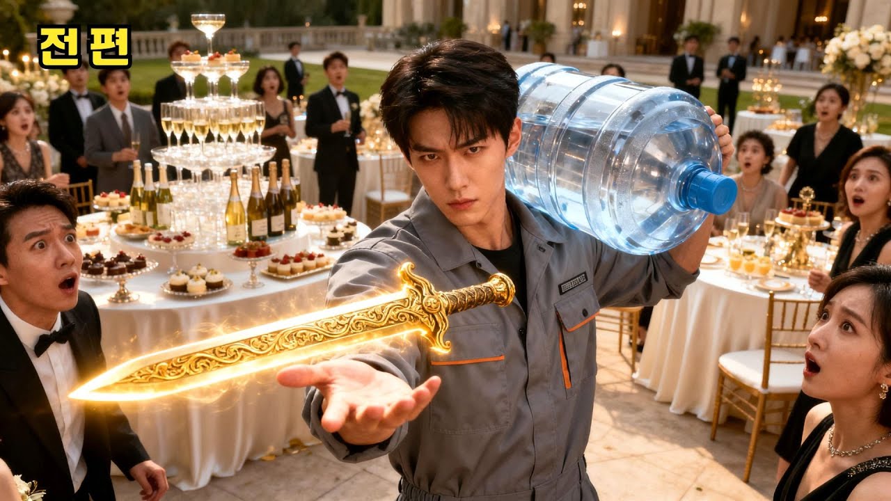 배달부가 최고급 재벌 파티에 잘못 들어가 무심코 칼을 뽑았는데, 천년 고검이 나와 모든 사람이 그의 발 앞에 굴복했다! #231230jsA2