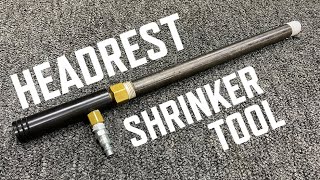 How To Use Headrest Shrinker Tool While Installing A Leather Upholstery Kit- LeatherSeats.com