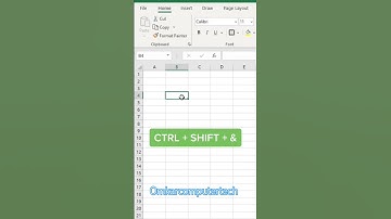 cell border in excel #shorts #excel #exceltips #exceltricks #exceltutorial #excelshortcuts #shortcut
