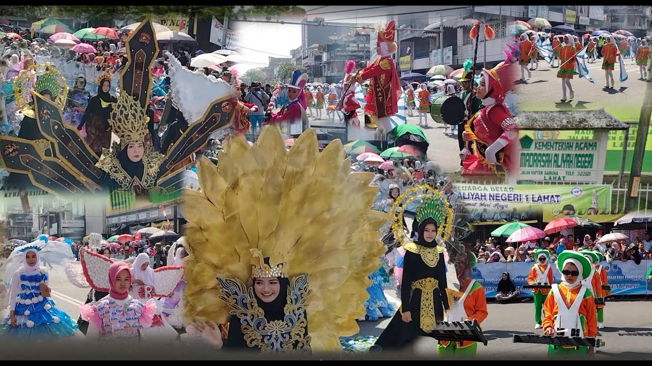 DRUMBAND MAN 1 LAHAT ~  PAWAI PEMBANGUNAN HUT RI KE 79 TAHUN 2024