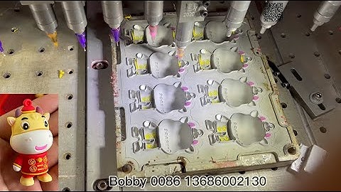 3D soft pvc keychain dispensing machine, double side keychain machine