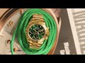 ROLEX COSMOGRAPH DAYTONA GREEN DIAL 18K YELLOW GOLD 116508 REVIEW