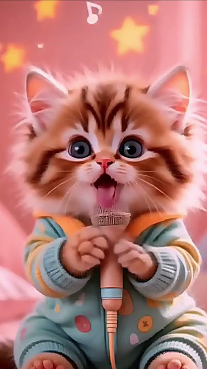 cat song with peacefull voice #ai #lipsync #catlovers #viralshort #littlesmile
