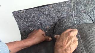 How to Trim a Car Floor Carpet (Part two)  Car upholstery for beginners (old school)