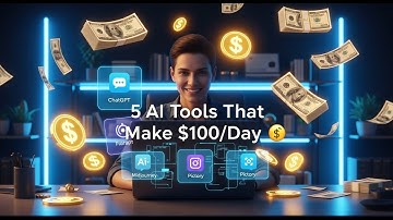 5 AI Tools That Can Make You $100/Day in 2025 | Beginner Friendly & Free
