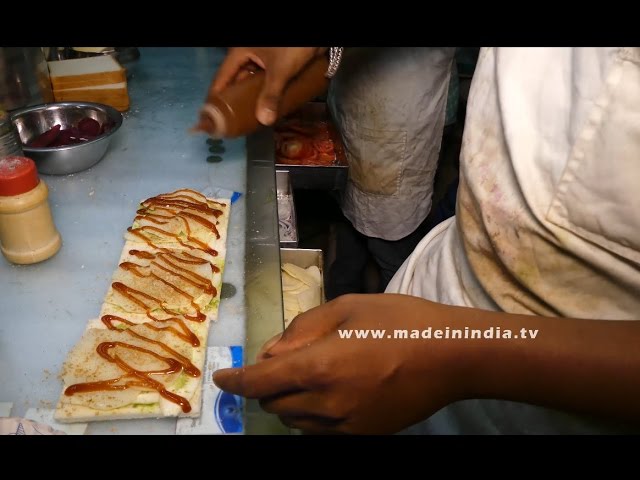 VEG CHEESE SANDWICH MAKING | KOLHAPUR STREET FOOD street food