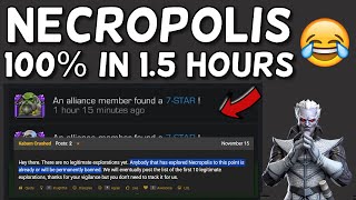 100% Necropolis in 1.5 Hours 🤣🤣🤣 | Worth The Perma Ban , Was It? | Marvel Contest of Champions