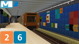 Le métro de Bruxelles dans MC / Brussels subway in MC : Line 2 & 6 (create mod)