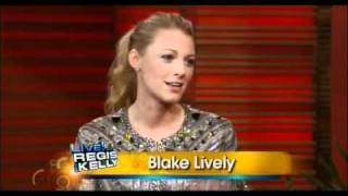 Blake Lively on Regis &amp; Kelly (09.14.10)