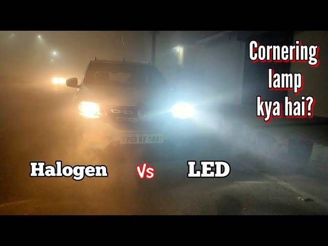 LED Light Halogen Bulb in Fog | Lamp and - YouTube