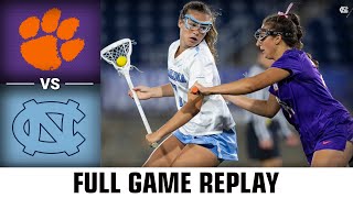 Clemson vs. North Carolina Full Game Replay | 2023 ACC Women's Lacrosse Championship (Quarterfinals)