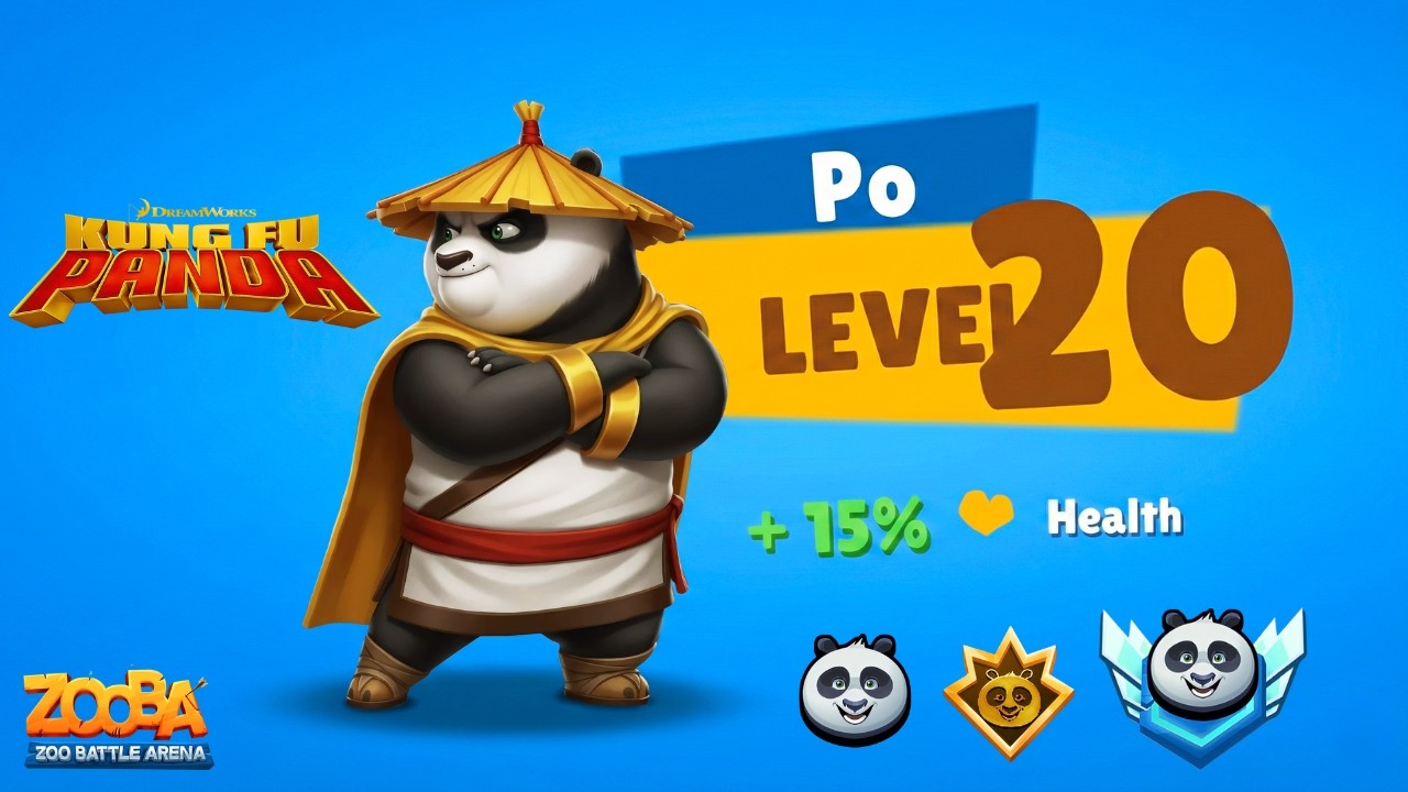 Level 20 PO Is Dream Work 🌙 | Zooba x Kung Fu Panda