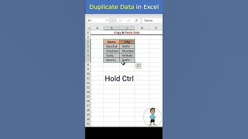 Excel Job Interview Questions Duplicate Data in Excel #exceltutorial #excel #exceltips #msexcel
