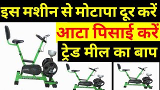 मोटापा दूर और आटा पिसाई साथ में, ||aata chakki machine|| Small Business with Small Machine