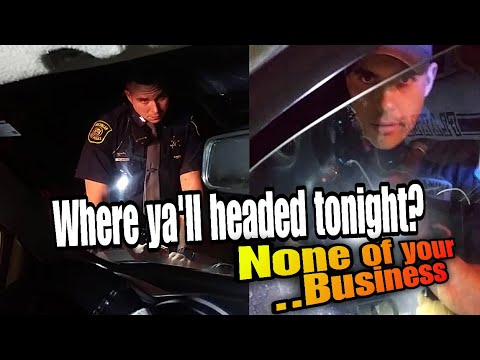 Cops Try To INTIMIDATE The Wrong Passenger • Cops OWNED - YouTube
