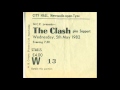 THE CLASH.live newcastle city hall.14.7.82.part one