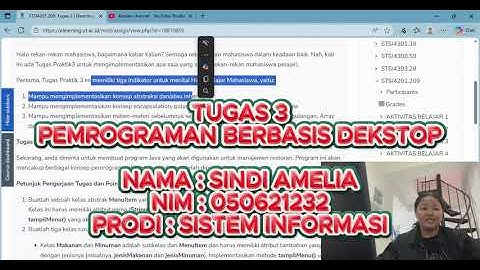 TUGAS 3 PEMROGRAMAN BERBASIS DEKSTOP