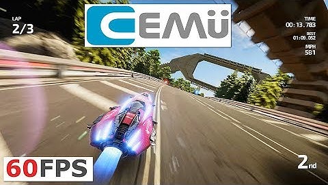 CEMU 1.14 WIP - FAST Racing NEO on PC 60fps HD