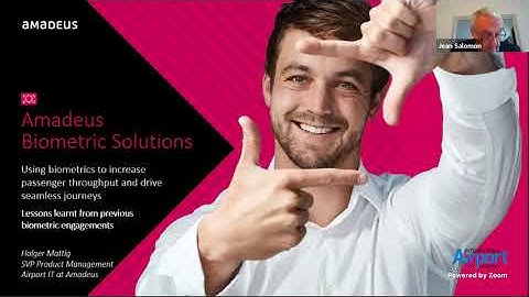 Using biometrics to increase passenger throughput and drive seamless journeys | Airport IT webinar