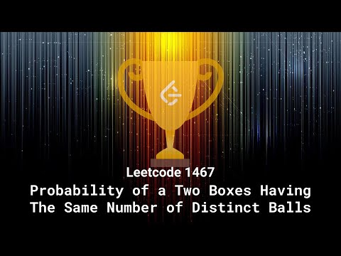 Leetcode 1467. Probability